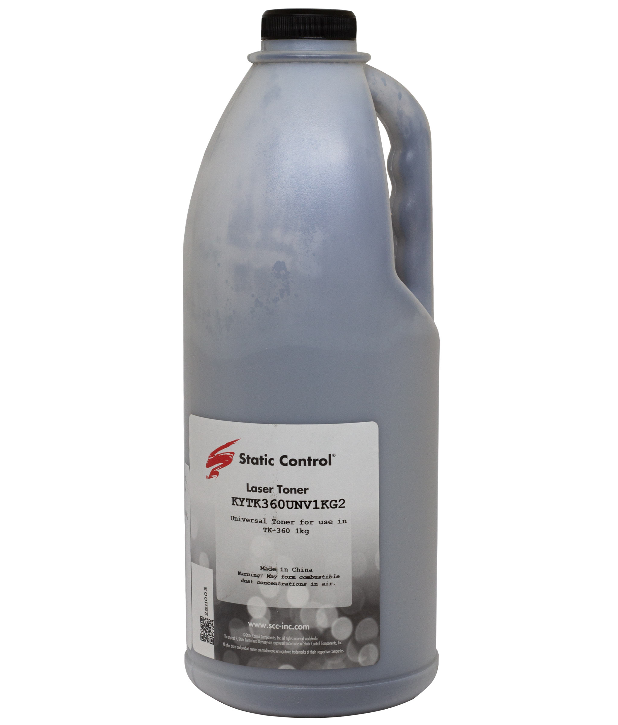 Тонер Static Control для Kyocera FS3900/3920/4000/402 (TK-360), 1 кг, флакон